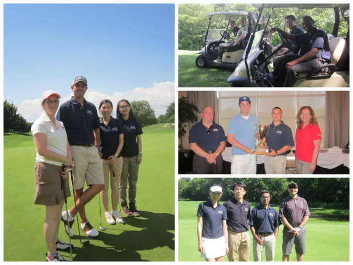 Pictures of students and reps at MMPA Golf Day 2013