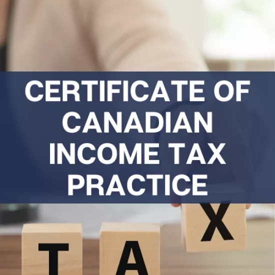 Certificate of Canadian Income Tax Practice