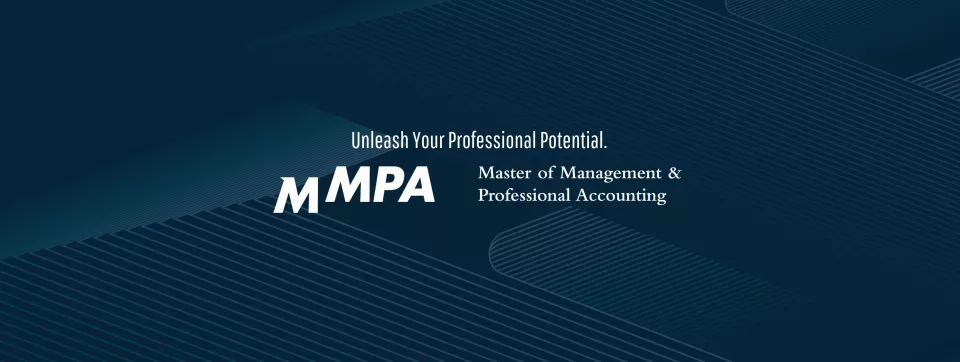 Unleash Your Professional Potential. MMPA Master of management & professional accounting logo